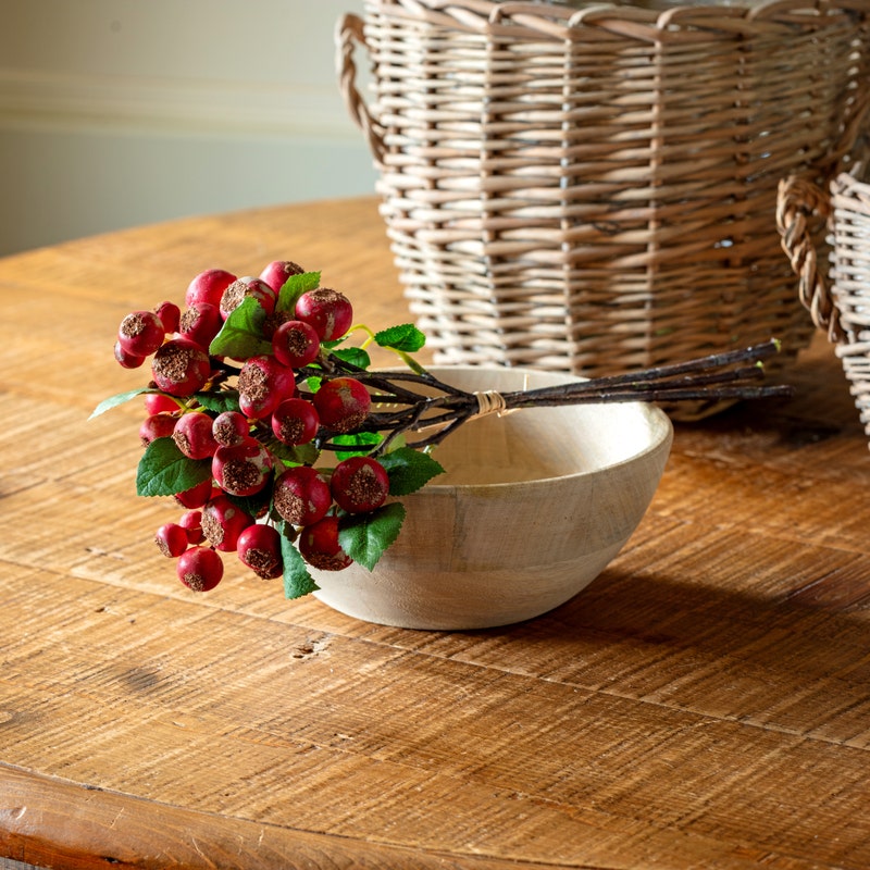 Red rose hip bundle measuring 13.5 x 6 x 6 inches.
