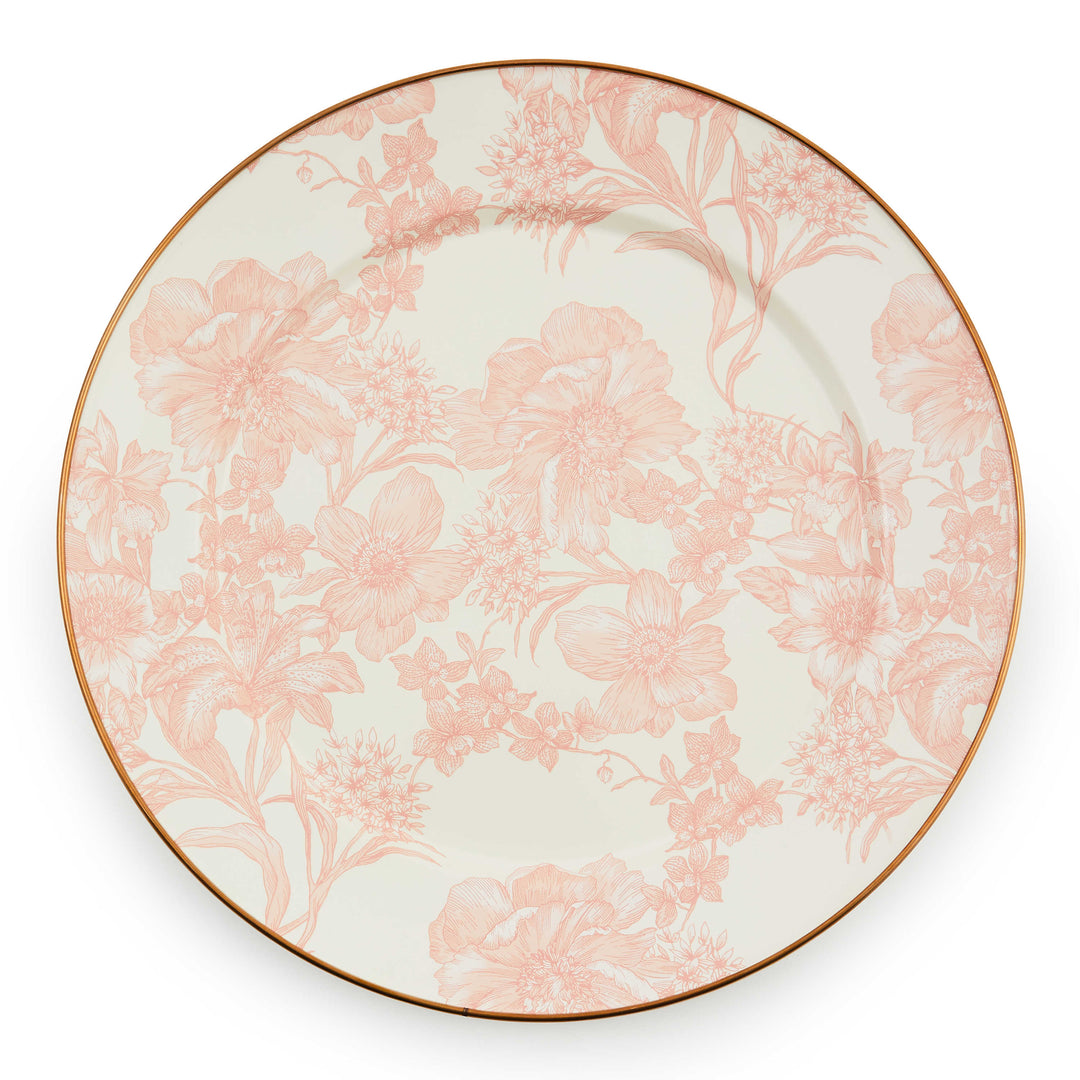 English Garden Enamel Charger/Plate