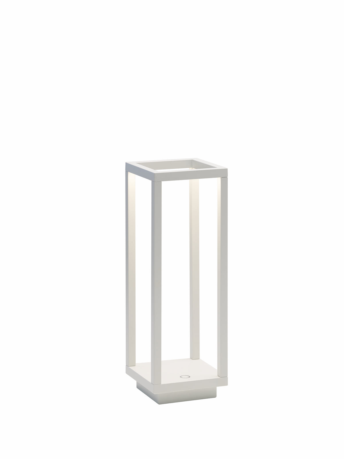 Die-cast aluminum Home Pro table lamp with powder-coated finish in neutral tone.