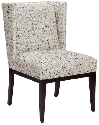 Carson Wing Chair in gold fabric with a classic wingback silhouette