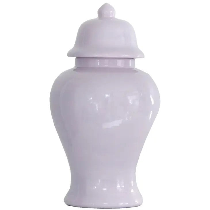 Hand-painted ginger ceramic jar with a textured surface.