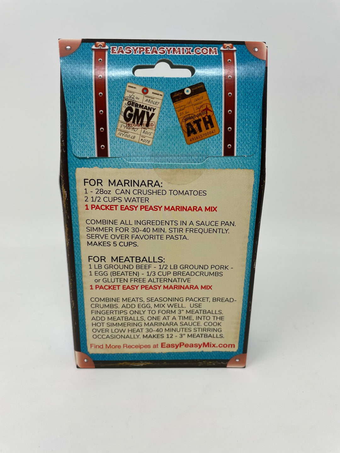 Easy Peasy  Marinara & Meatball Mix