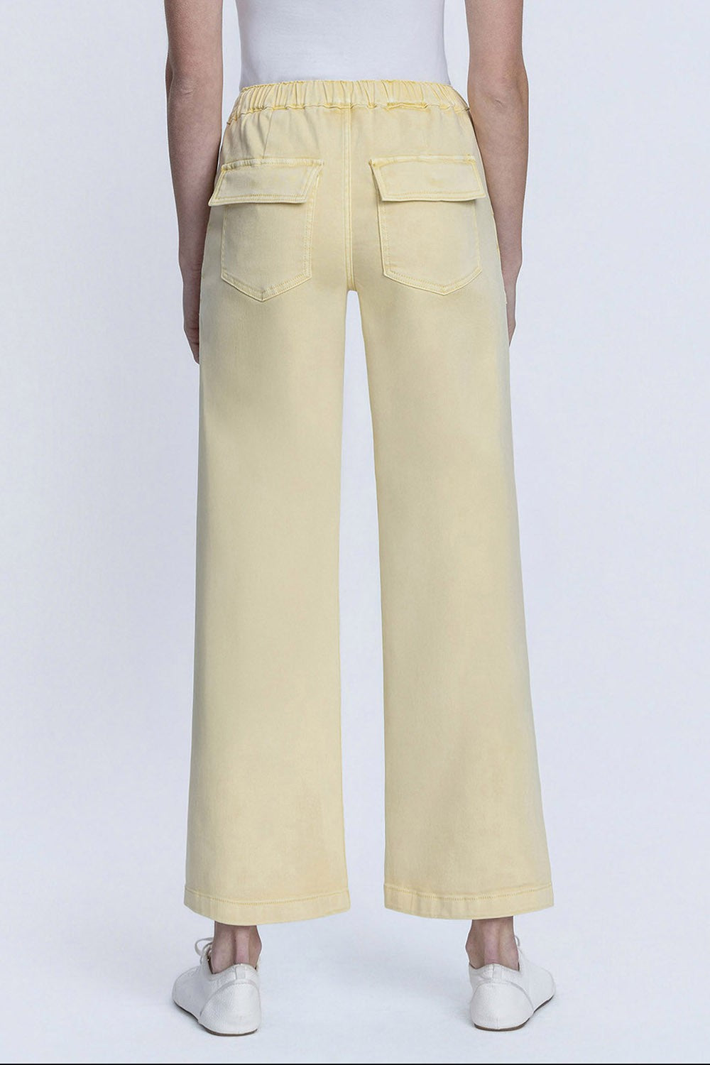 Stella High Rise Baggy Wide With Elastic Waistband Drawstring Jeans