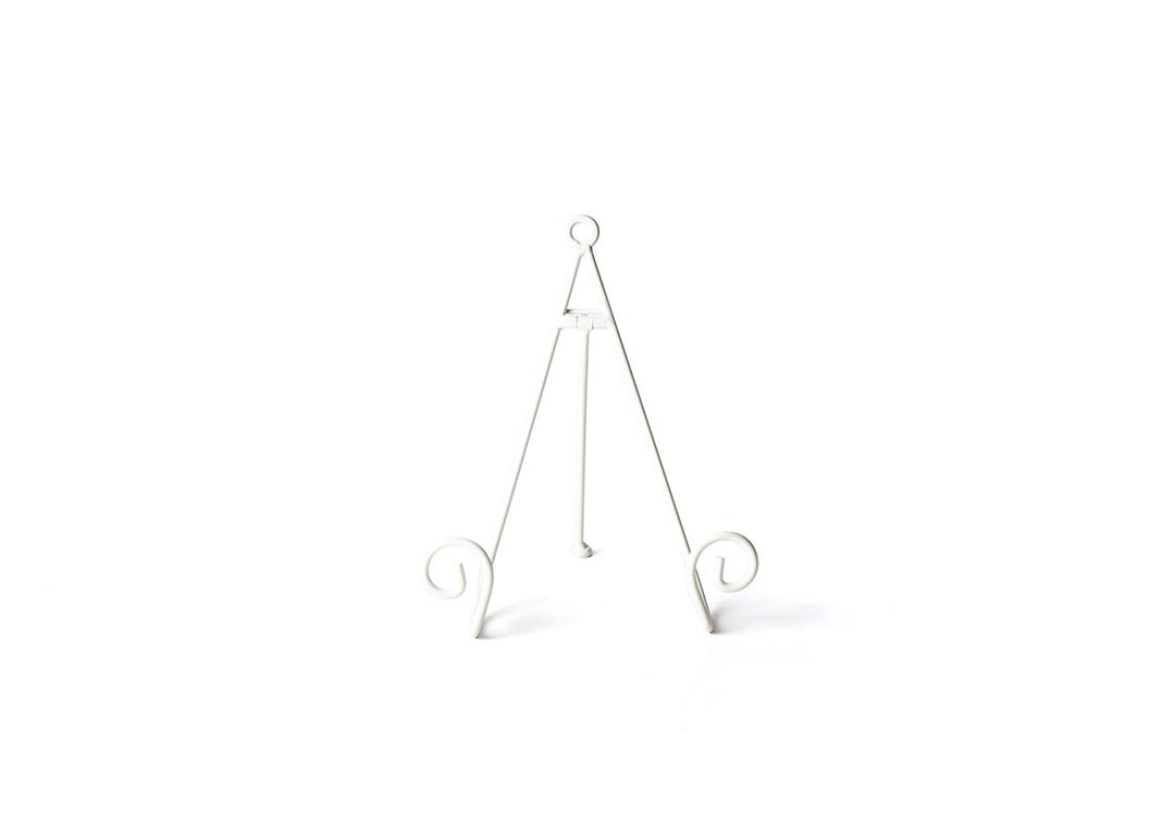 White Swirl Medium Plate Stand