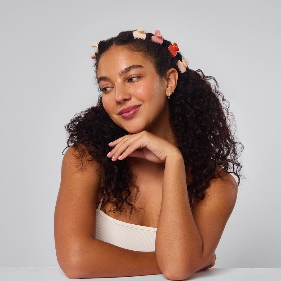 Recycled Mini Cloud Clips 8pc Set - Cherry Blossom