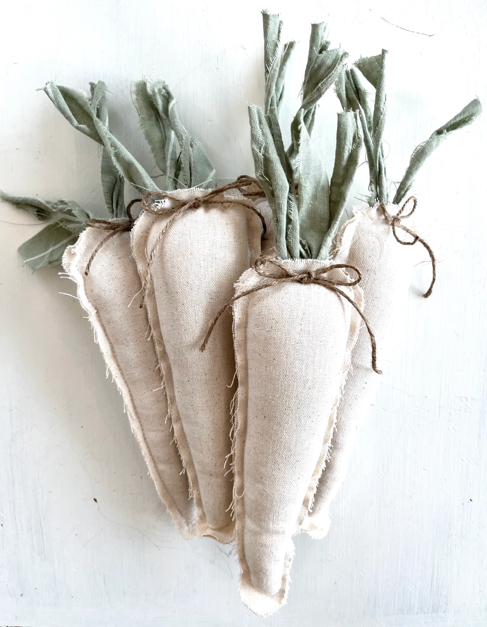 Rustic Fabric Regular Carrots  - Sold Individually