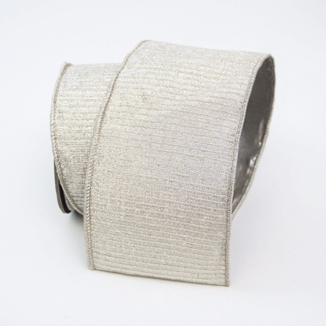 Pleated Metallic Ribbon