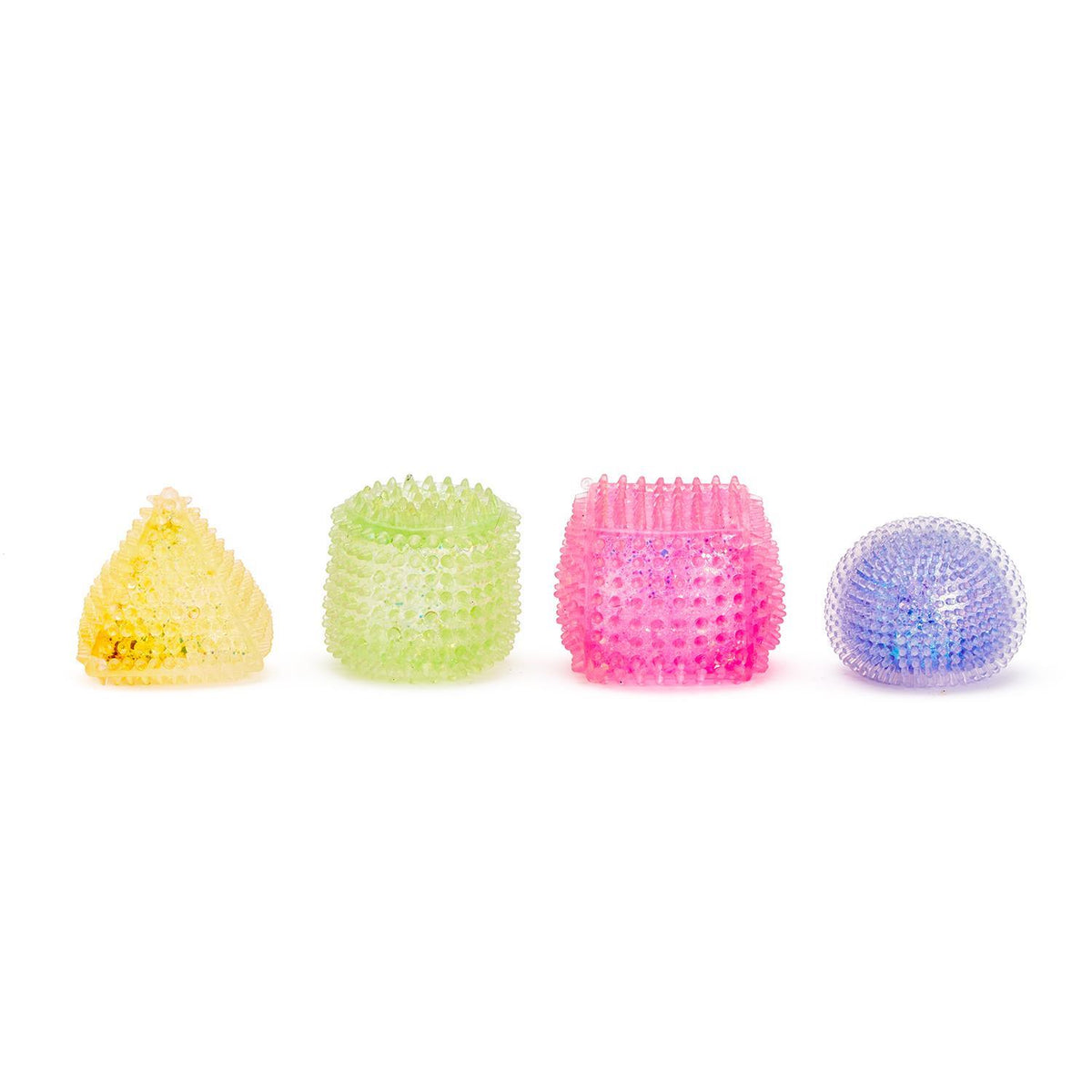 Glitter Gem Jellies Squishy toy in translucent jelly with shimmering glitter and gemstone accents.