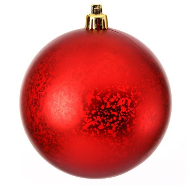 Matte mercury ball ornament with a smooth spherical silhouette measuring approximately 200mm in diameter.
