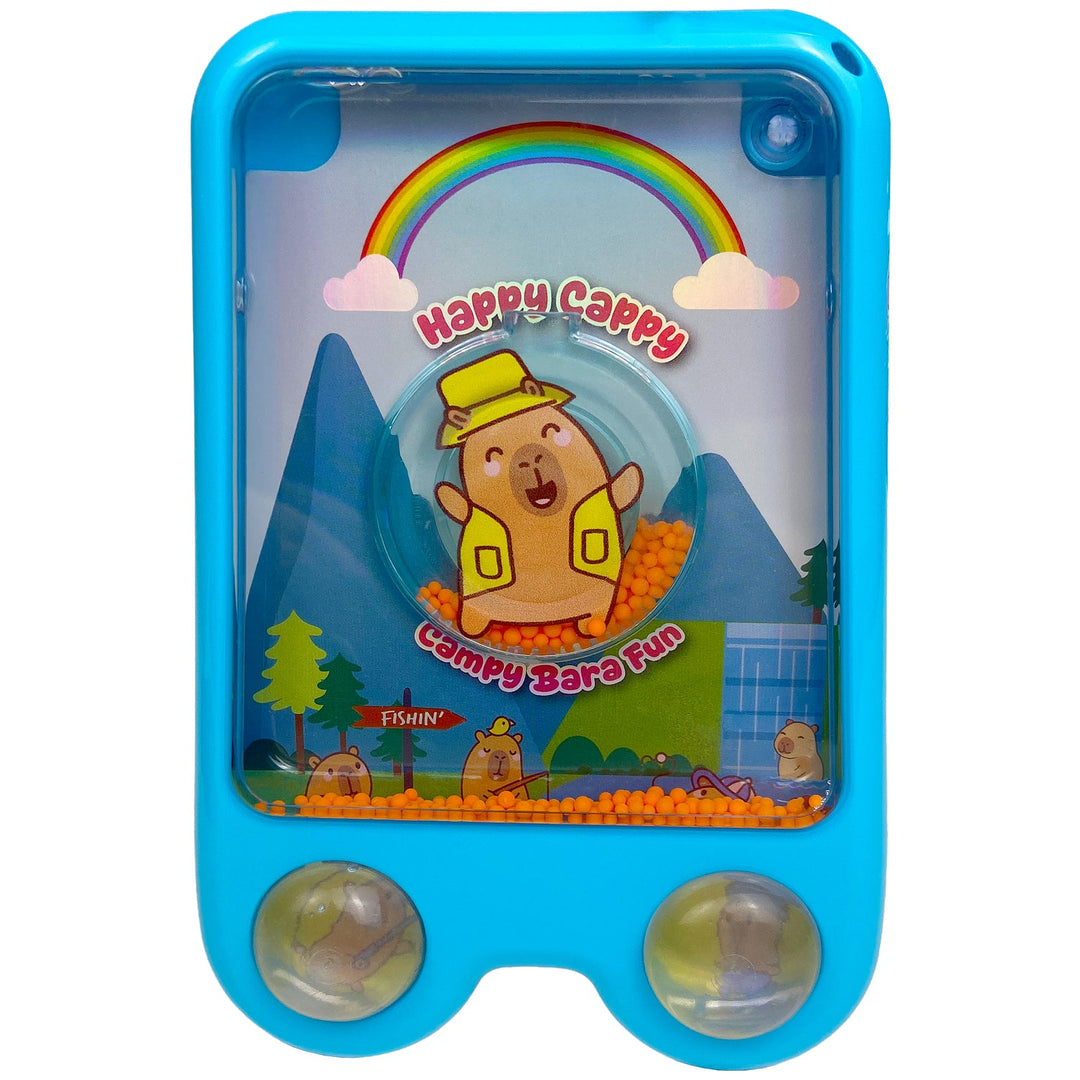 Capybara Water Games: a pocket-sized toy featuring capybaras playing in water.