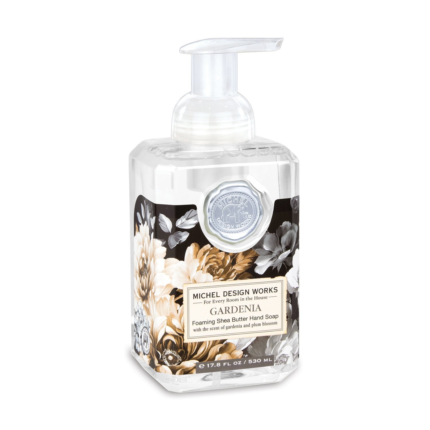 Spring Foaming Soap bottle with a white pump dispenser against a neutral background.