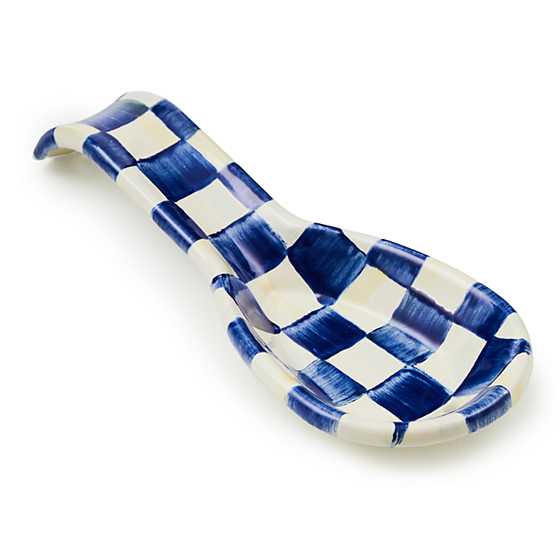 Royal Check Enamel Spoon Rest