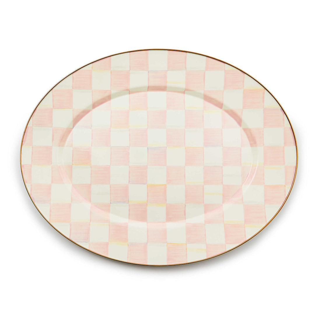 Rosy Check Large Oval Platter