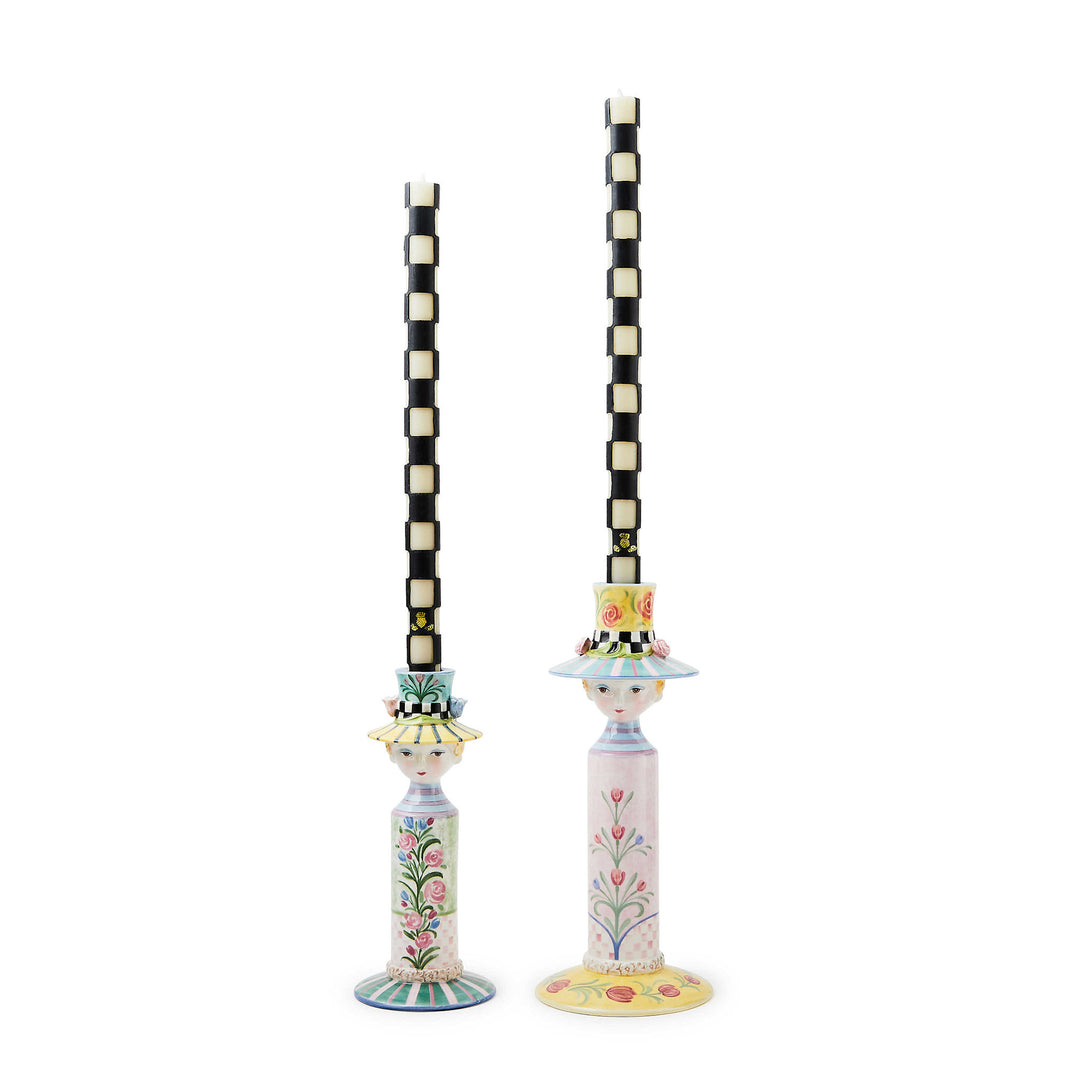 Rosy Meadow Lady Candle Holder