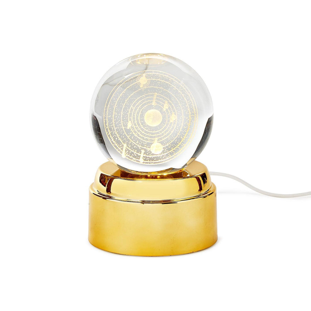 Rotating Crystal Ball Nightlight USB Cord in Gift Box