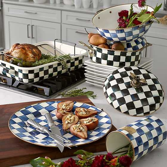 Royal Check Enamel Everything Bowl