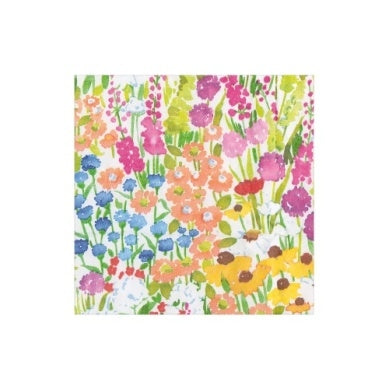 Packaged cocktail napkins with printed designs on triple-ply material.