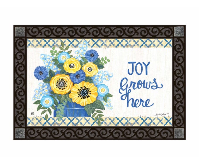 Matmate doormat tray insert with non-slip recycled rubber backing