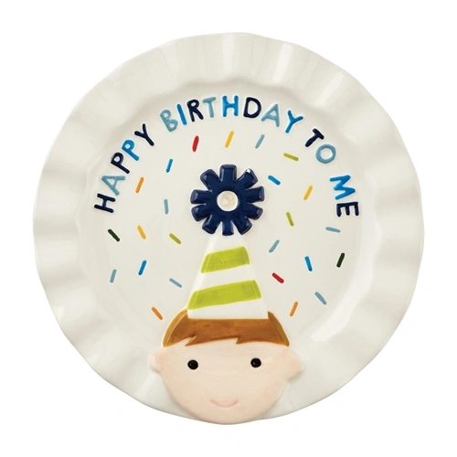 Birthday Boy Candle Plate