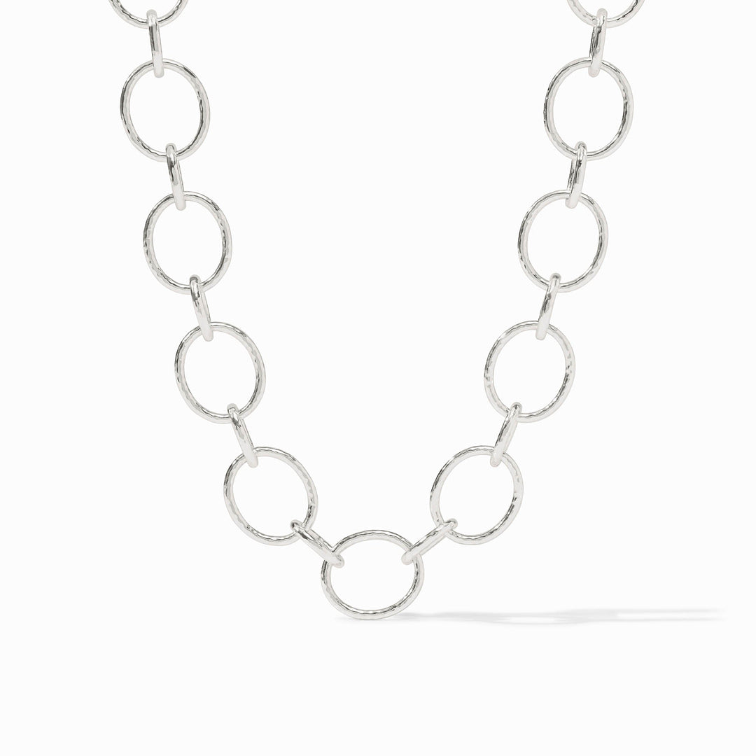 Catalina Light Link Necklace Silver
