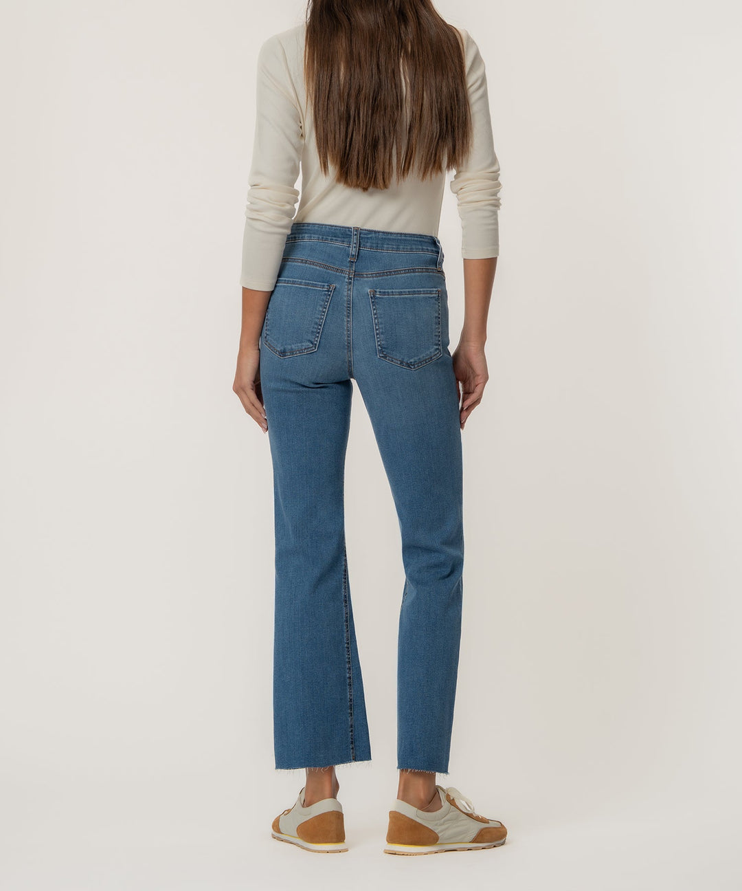 Kelsey High Rise Fab AB Ankle Flare-Nset Leg