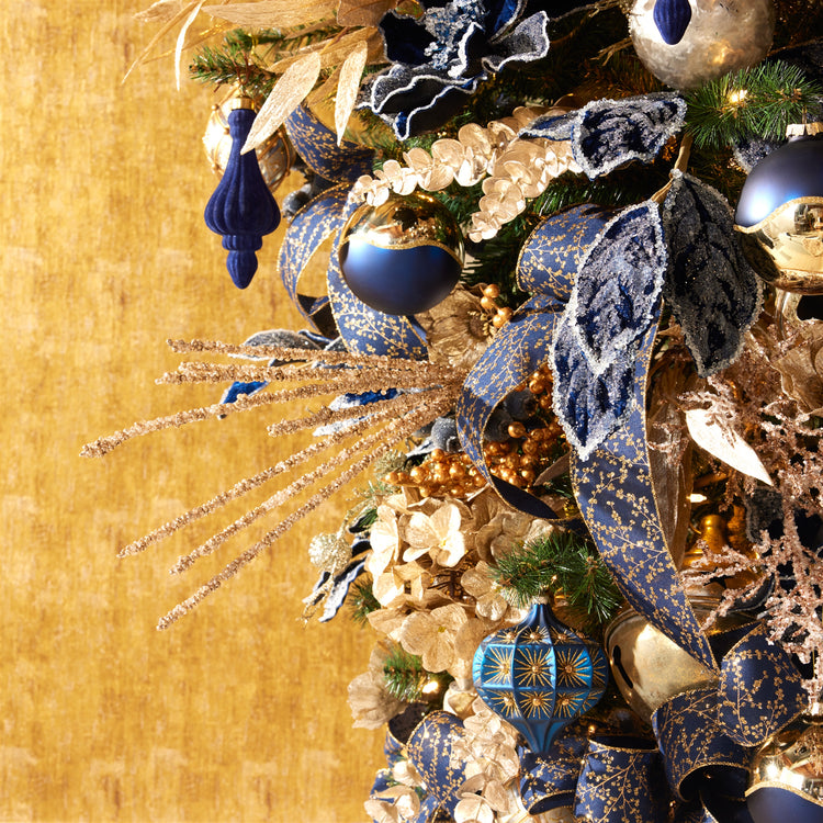 34-inch tall Bead Spray with a natural wood finish featuring cascading beads in an organic silhouette.