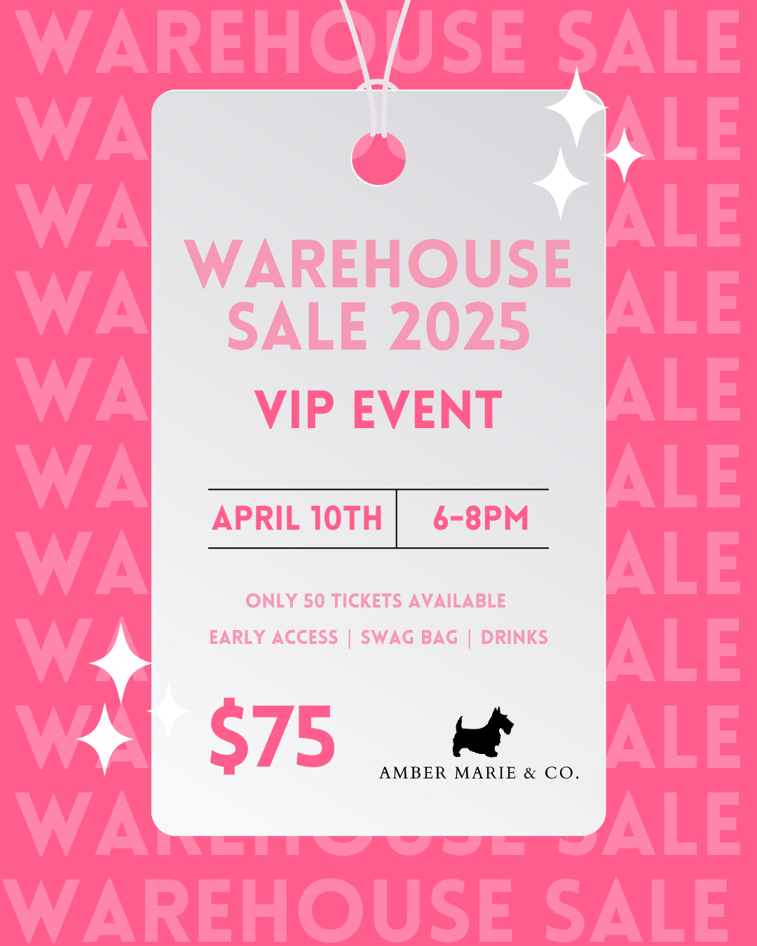 Warehouse Sale VIP Ticket