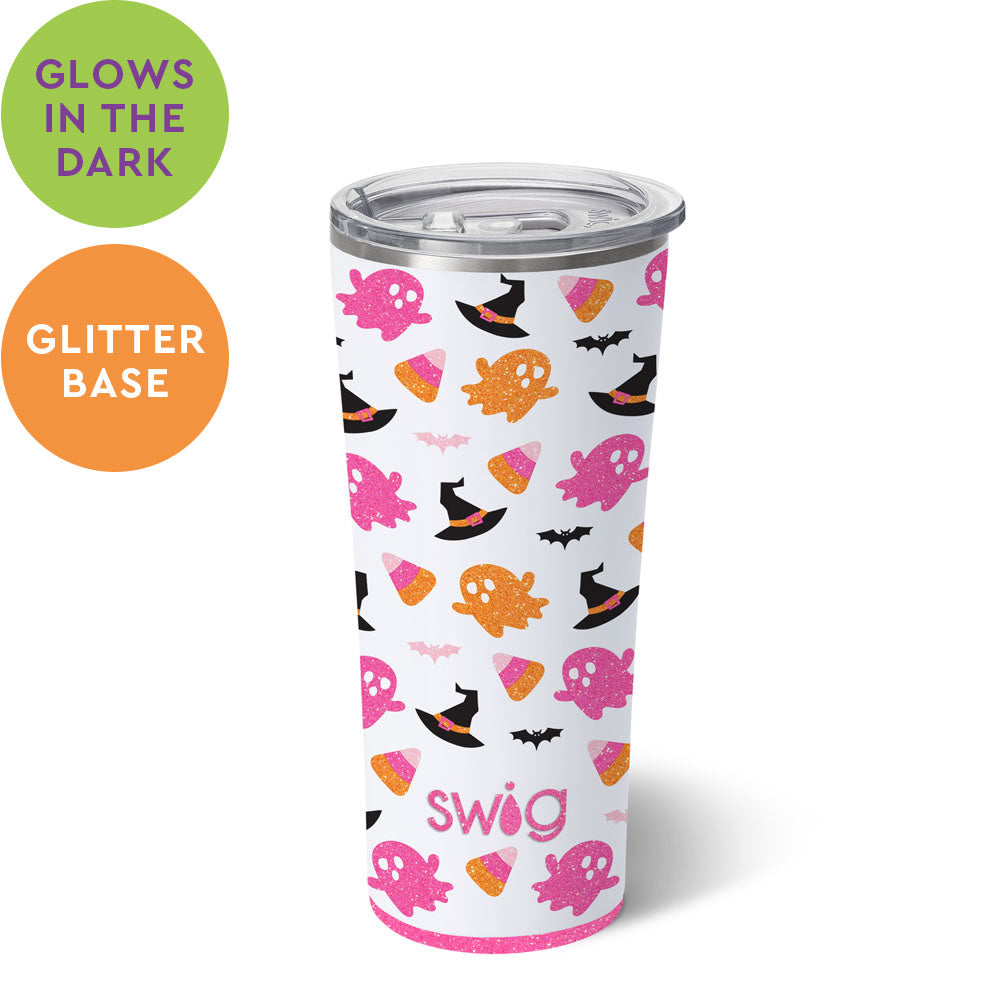 Matte black 22oz slim tumbler with silicone base and removable lid slider