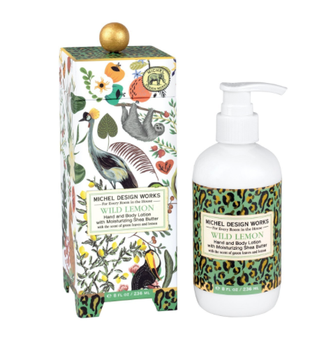 8 fl oz hand lotion bottle with aromatic peony scent