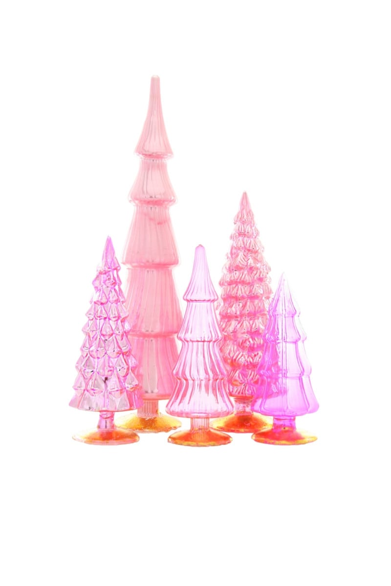 Hue Tree glass candle holder with a natural tree branch silhouette.