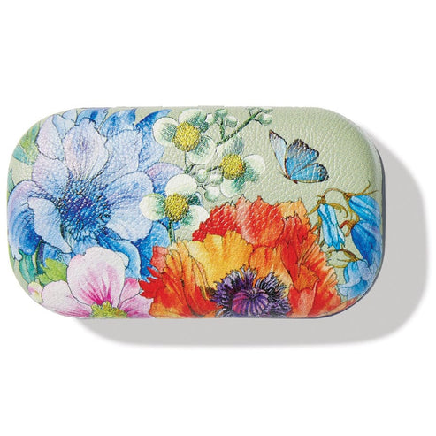 Multi-colored Blossom Hill Mini Box made of polyurethane with a frame top closure.