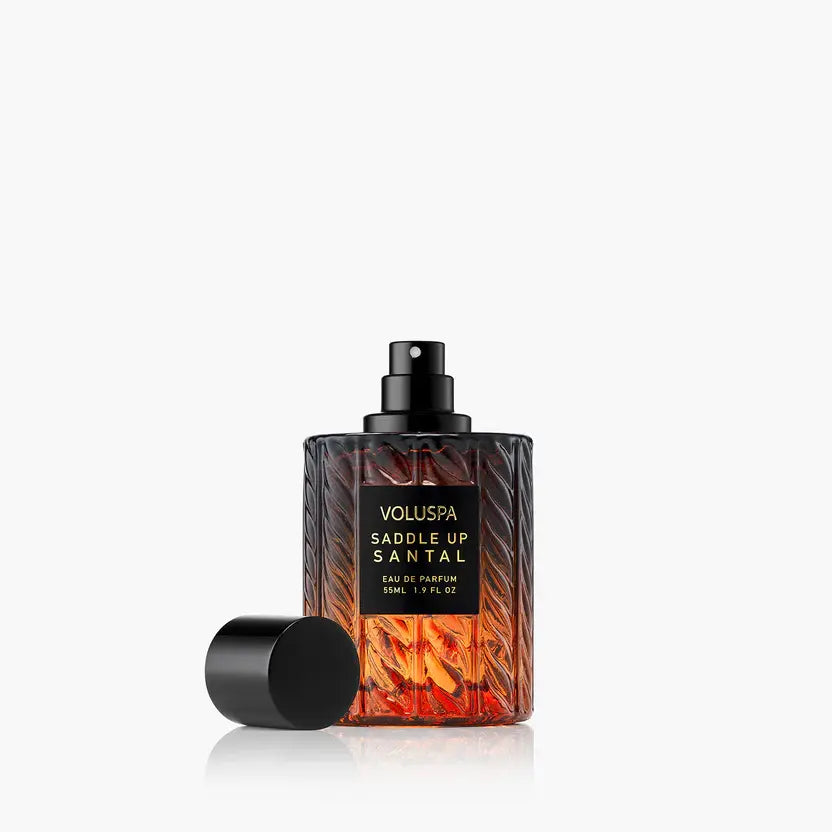 Saddle Up Santal 55ml Eau De Parfum bottle with a minimalist label and dark cap.