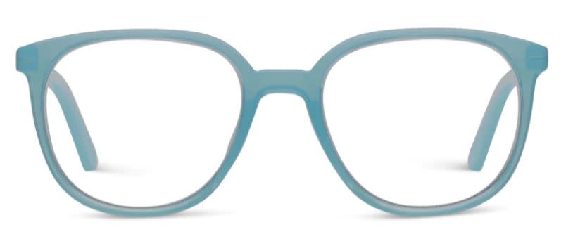 Fruit Punch eyeglasses with thin round frames in juicy multicolor pattern.