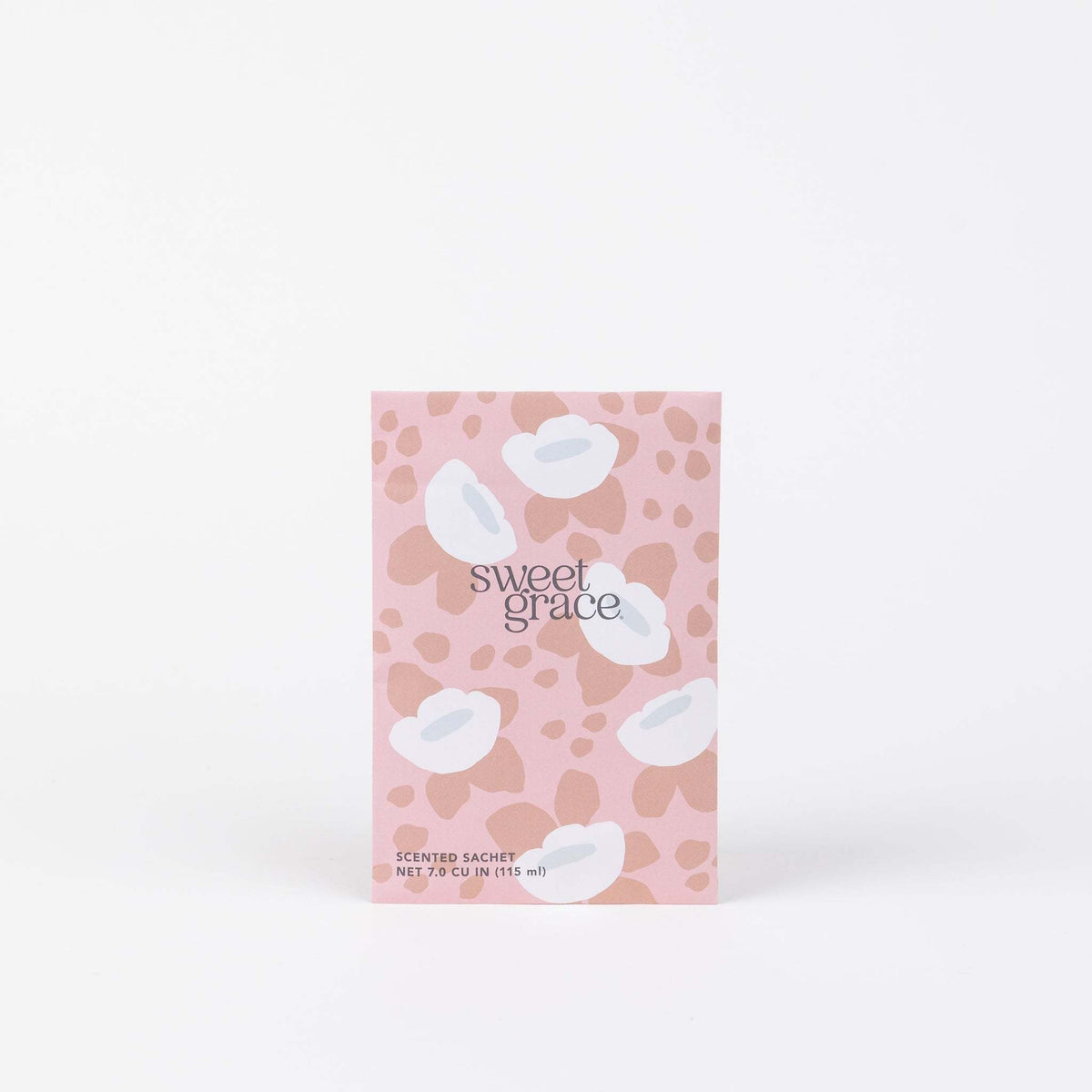 Scented sachet with Sweet Grace fragrance featuring a floral pattern on soft fabric.