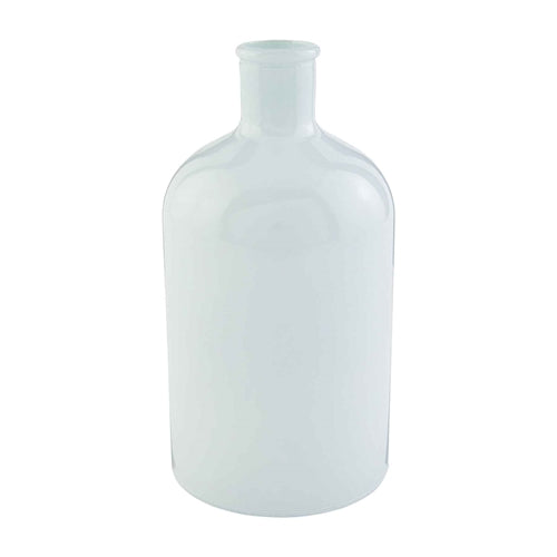 White Bottleneck Vase