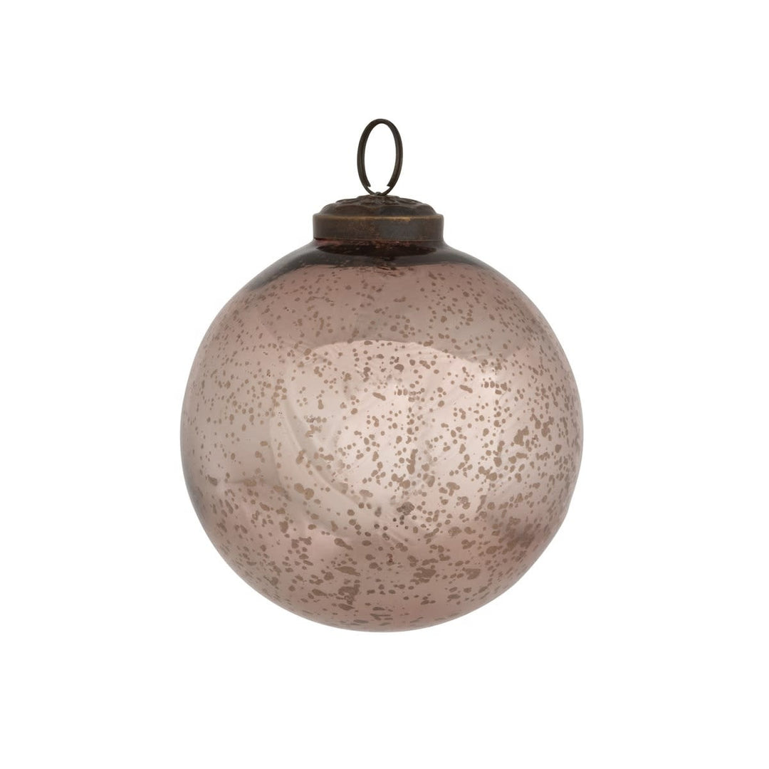 Shiny Champagne Glass Ball Ornament