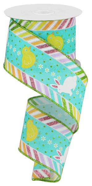 Roll of white polyester diagonal ribbon with pink edges.