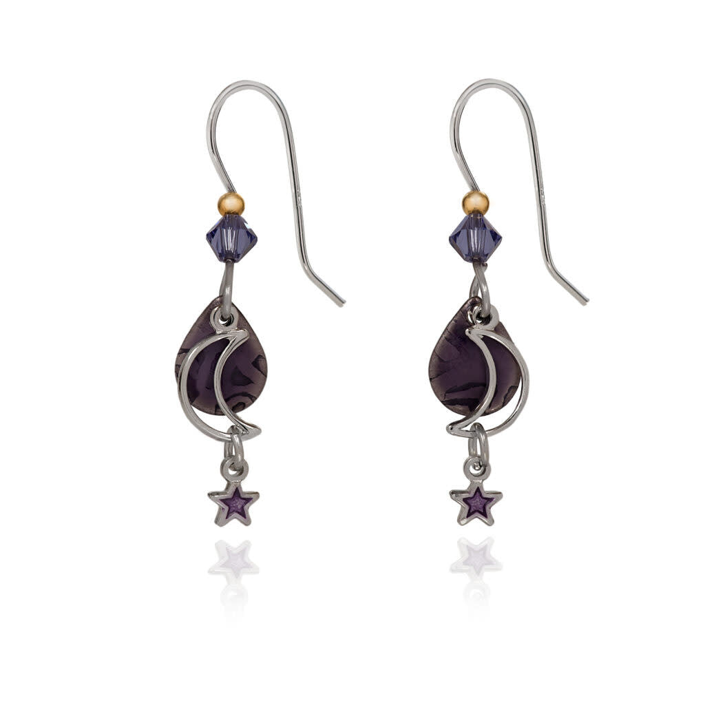 Silver Dainty Sky Cascade Earrings