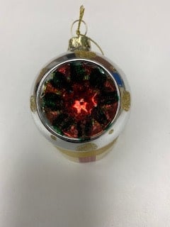 Reflector Orn, Glass 2.5" - 2.75"