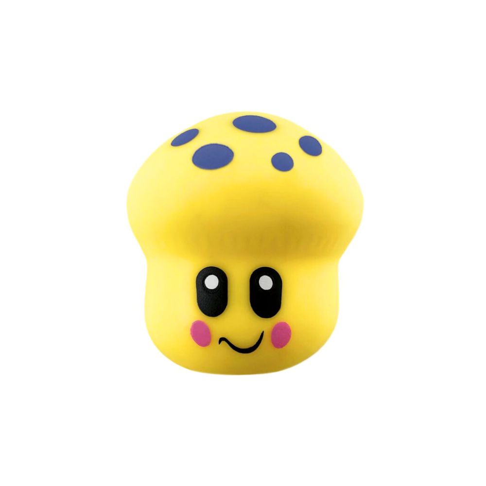 Squishi Mushrooms stress relief toy in soft pastel mushroom shapes with a squishy texture.