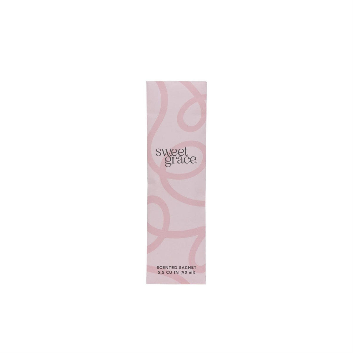 Sweet Grace Slim Sachet in a white envelope with gold branding.