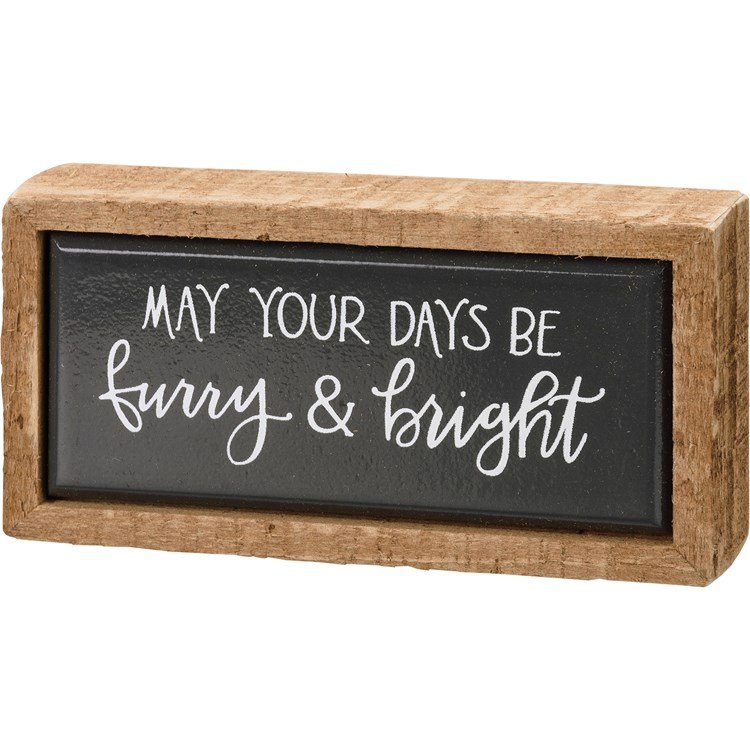 Wooden box sign with hand-lettered Believe sentiment in tile-like finish