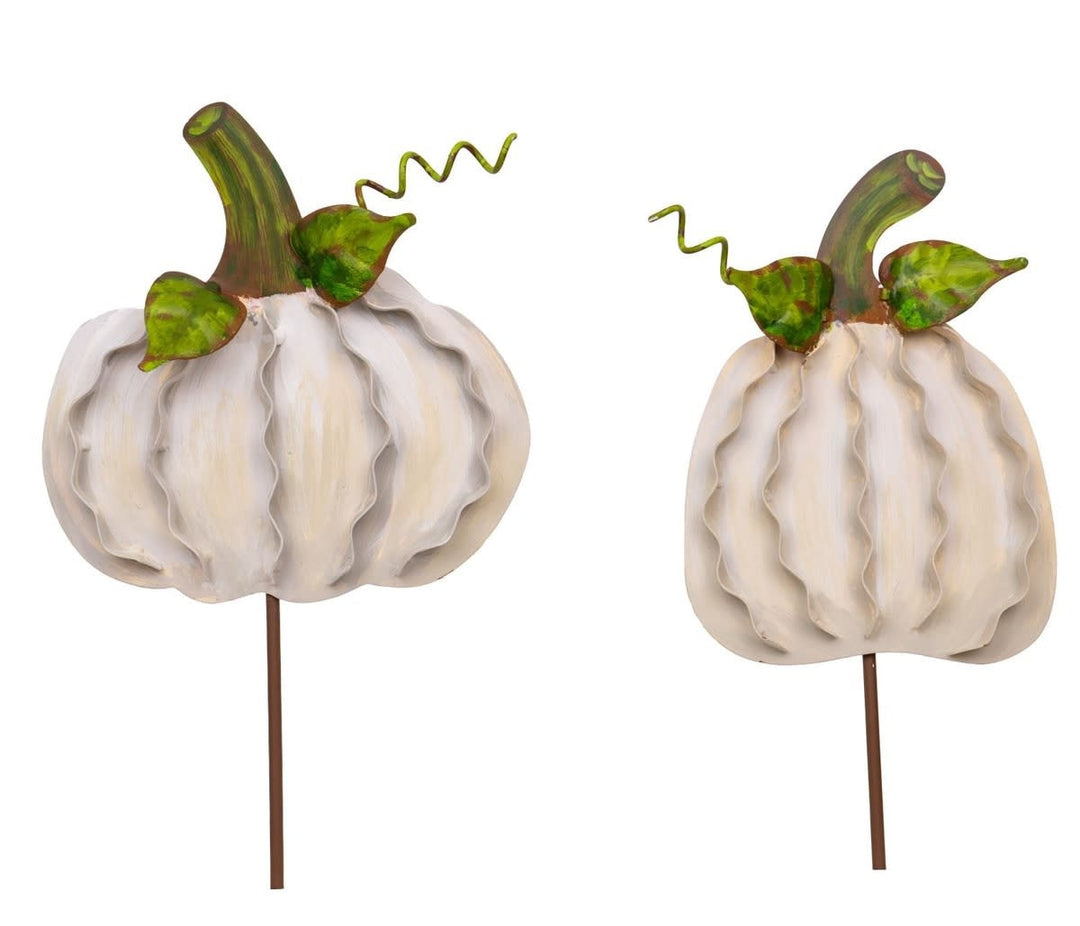 Small Ribbon Pumpkins Cream - Sold Individually