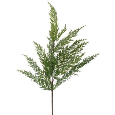 36-inch Real Touch Lebanon Cedar spray in natural green color with realistic leafy silhouette.