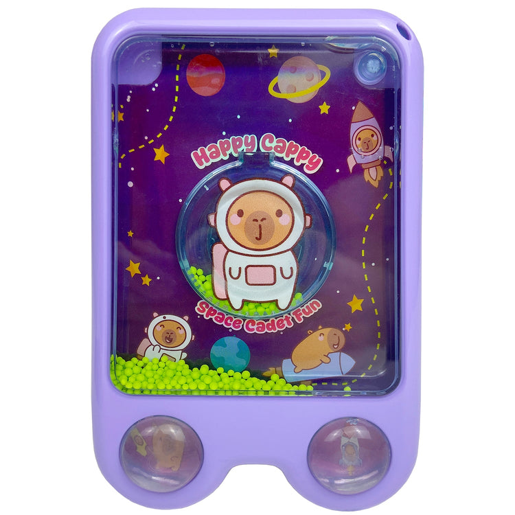 Pre-filled Capybara Water Games toy featuring a capybara character silhouette with water play elements.