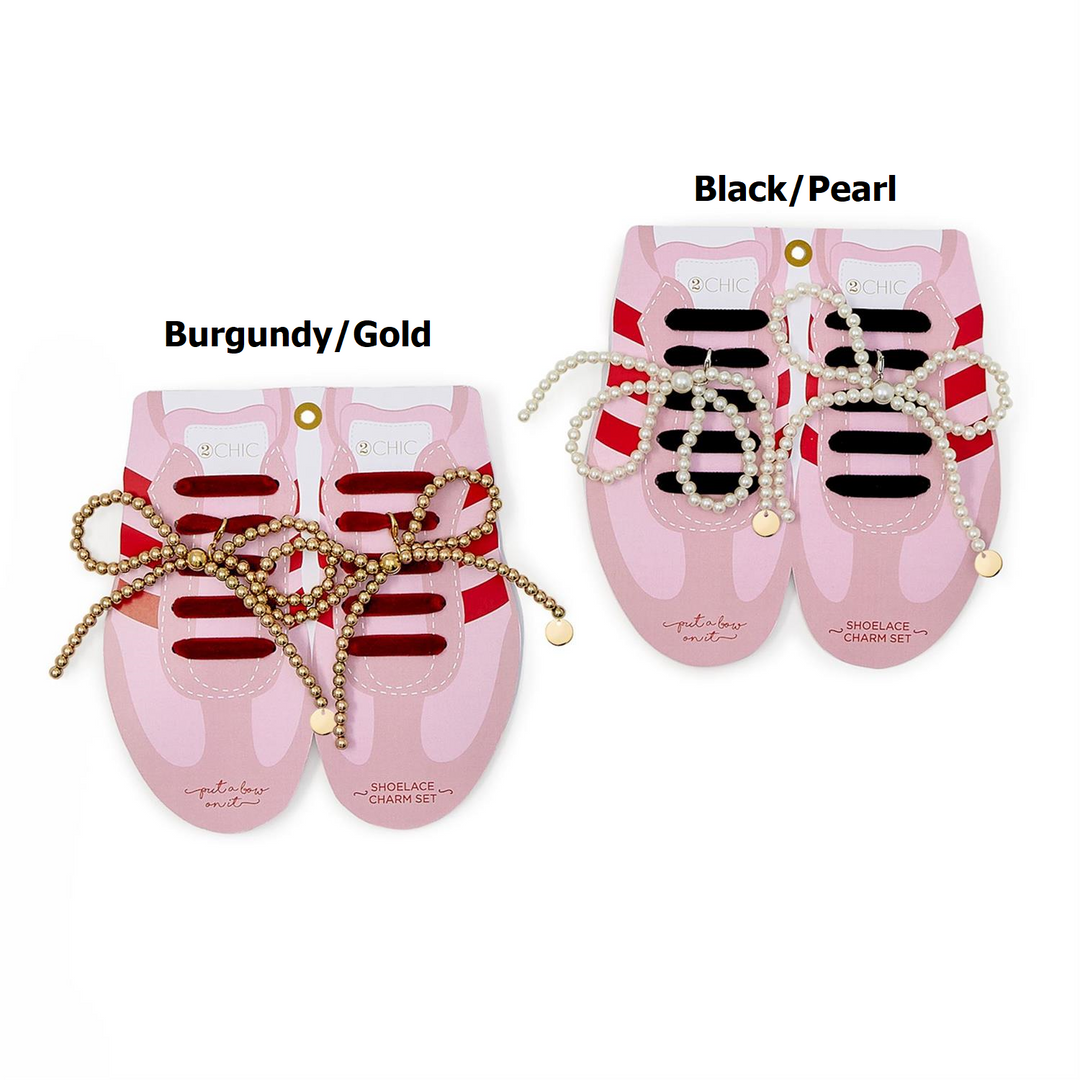 Sneaker Lace and Charm Set