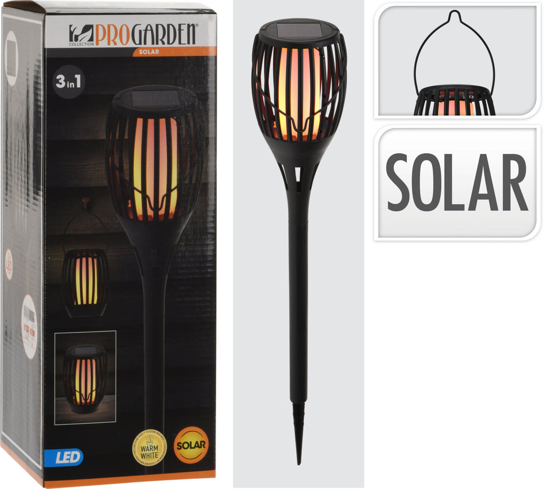 Solar Garden Light Flame Led