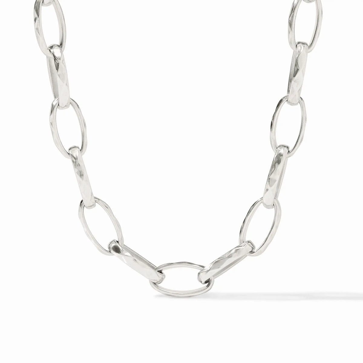 Silver Solara Link necklace with adjustable chain length