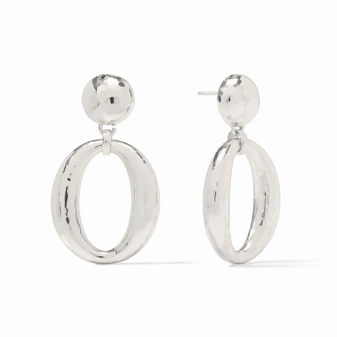 Solara Orbit Statement Earring Silver