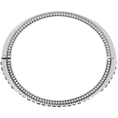 Spectrum Hinged Bangle - Red